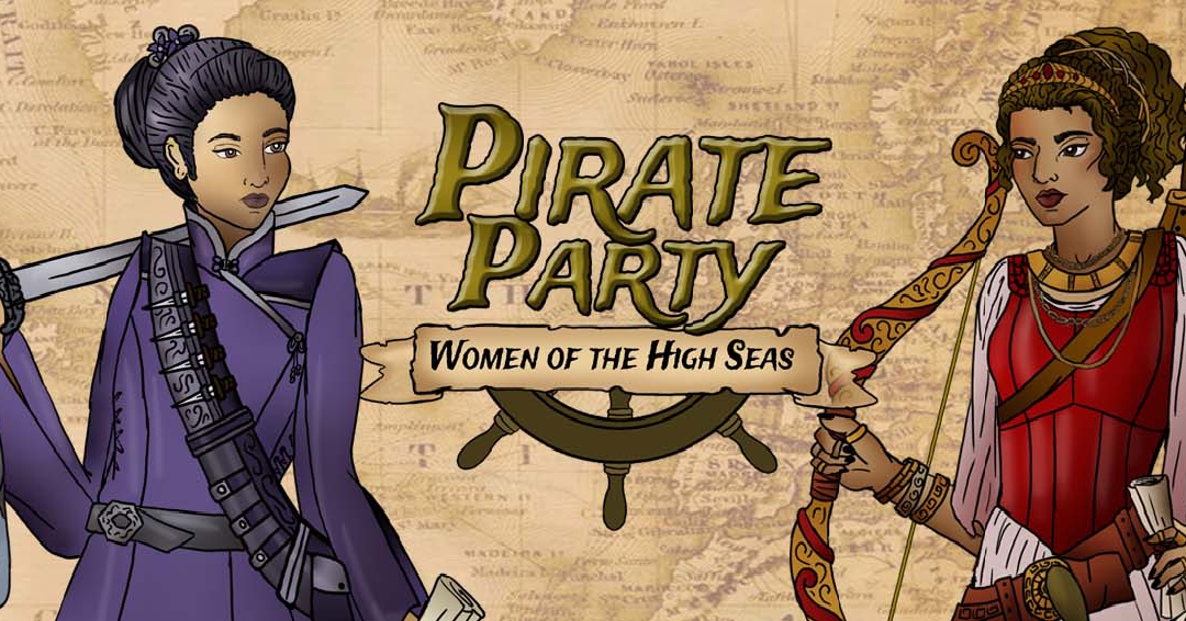 pirate party women of the high seas card game by seaport games